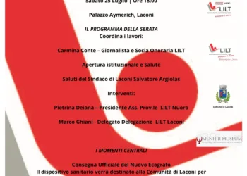 Laconi, una serata dedicata alla salute, alla prevenzione e al valore del volontariato: consegna di un nuovo ecografo alla comunità