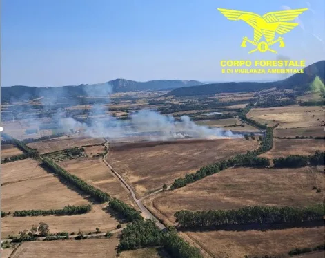 Incendi a Escalaplano, Selargius, Nuxis e Carbonia
