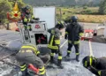 Onifai, a fuoco un tetto fotovoltaico