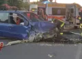 Sassari: incidente stradale in via Predda Niedda