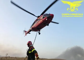 Usini: incendio in località Santa Maria