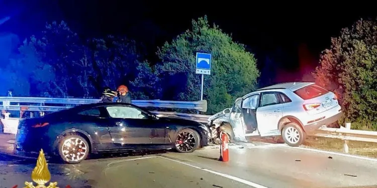 Incidente stradale sulla Olbia-Arzachena