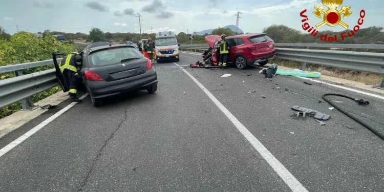 Orosei: incidente stradale sulla statale 125