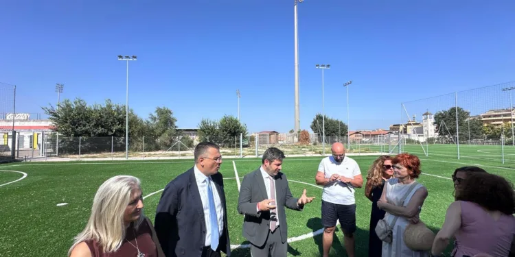 Sassari: conclusi i lavori per i campi di calcio a 5 e 7 al Vanni Sanna