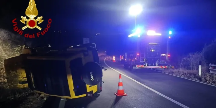 Incidente stradale tra Baia Sardinia e Poltu Quatu