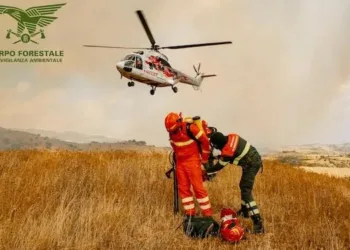 Austis: incendio in località Funtana Lidone