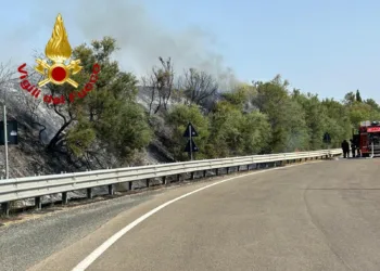 Ploaghe: incendio in località Coloru