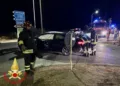 Platamona: incidente stradale in via della Torre