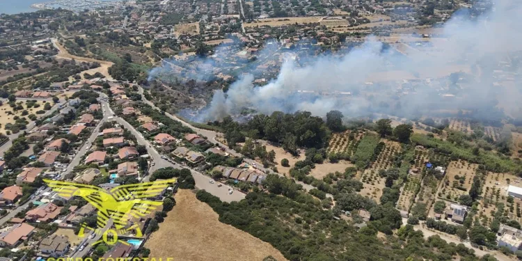 Incendi a Padru, Guspini e Quartu Sant’Elena