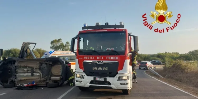 Riola Sardo e Narbolia: incidente stradale sulla provinciale 11
