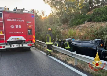 Olbia: incidente stradale sulla statale 125