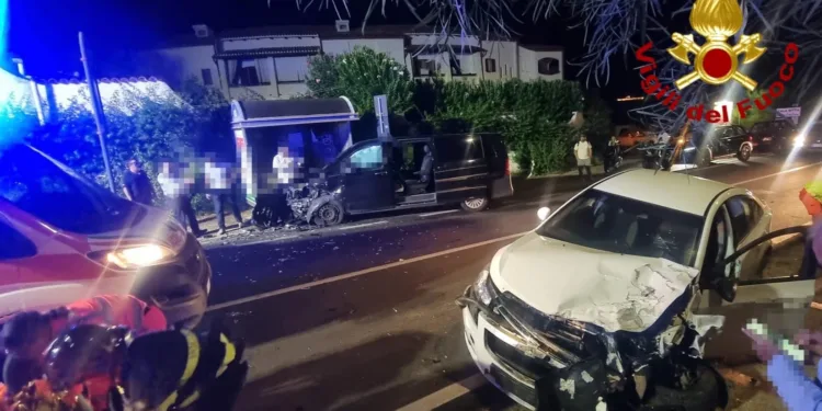 Arzachena: incidente stradale all’altezza dell’incrocio di Cala Bitta
