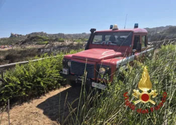La Maddalena: incendio in località Monti d’Arena
