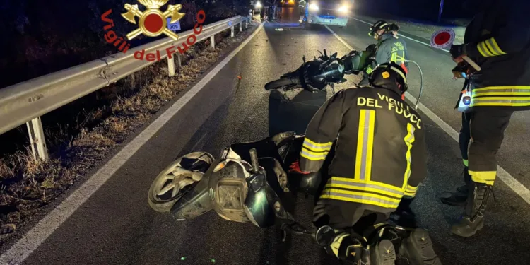 Olbia: incidente stradale sulla statale 125