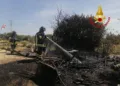 Orosei: a fuoco un prefabbricato
