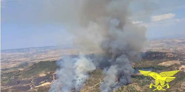 Incendi a Seulo, Nughedu Santa Vittoria e Aglientu