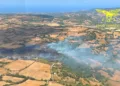 Osilo: incendio in località Funtana Buddiette