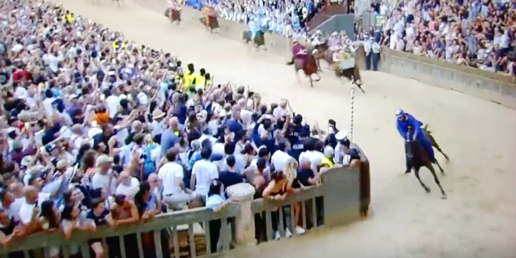 Al Palio di Siena è ancora Sardegna: trionfa la contrada del Nicchio con il solito Tittia di Nurri