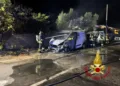 Olbia: a fuoco due furgoni