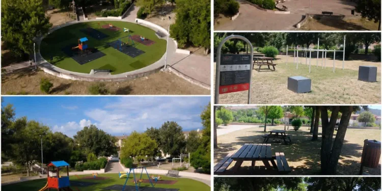 Thiesi: in dirittura d’arrivo i lavori nel parco di via De Martini