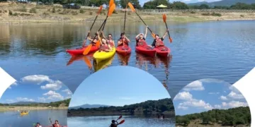 Nello scenario del lago montano di S’Ena Manna, la Pro Loco di Illorai ripropone l’esperienza del canoismo ricreativo