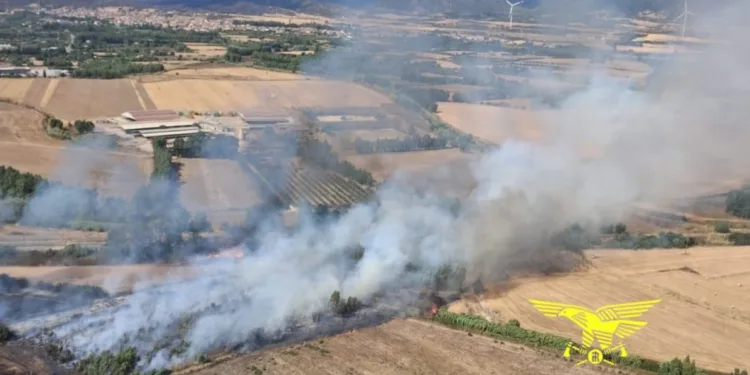 Incendi a Lei, Bortigiadas, Buddusò, Bultei e Villamassargia