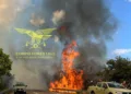 Il Corpo forestale sta intervenendo con il supporto di due elicotteri su un incendio in agro del comune di Pattada, località Istrrridolzu