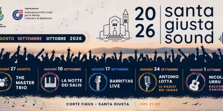 Santa Giusta torna a far sentire il suo Sound cinque serate per raccontare oltre sessant’anni di musica
