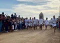 Novecento uomini, sette chilometri a piedi nudi, sabato 5 settembre Cabras corre per San Salvatore