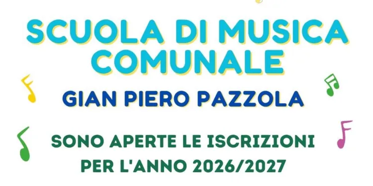 Aperte le iscrizioni alla Scuola di Musica comunale di Sennori: a novembre al via le lezioni del nuovo anno scolastico