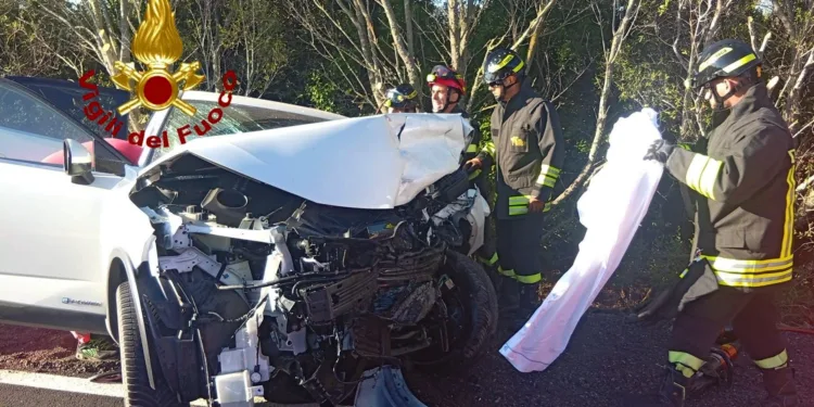 Olbia: incidente stradale sulla provinciale 38bis