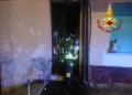 Tempio Pausania: a fuoco l’ingresso di un’abitazione in via Sebastiano Satta