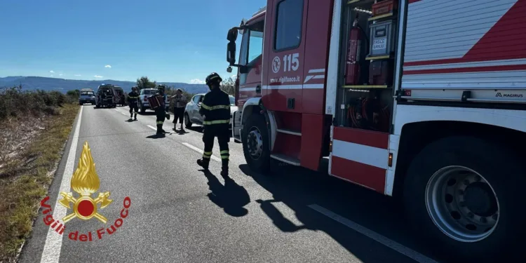 Incidente stradale tra Boroneddu e Ghilarza