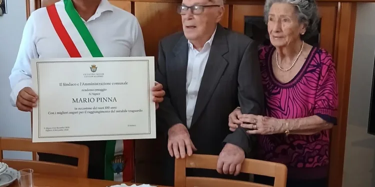 Alghero: i cent’anni di zio Mario Pinna