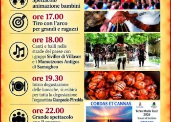 Senis: ecco il programma della sagra della lumaca