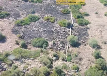 Collinas: incendio in località “Bruncu Zipperi”