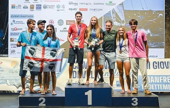 Campionati italiani giovanili in doppio: tre i podi del Windsurfing Club Cagliari a Manfredonia