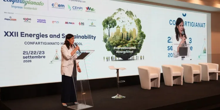 Energia, la presidente Alessandra Todde a Confartigianato High School: «La transizione si costruisce con le comunità e le imprese. Un miliardo di euro per accompagnarla»