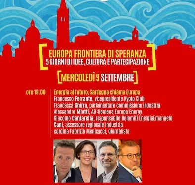 Festa dell’Unità ad Alghero, confronto sul futuro energetico della Sardegna