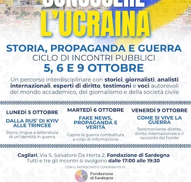 «Adesso parliamo noi»: a Cagliari tre serate sull’Ucraina, scelte e organizzate dagli ucraini dell’isola