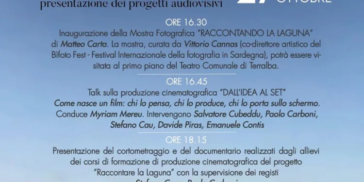 “Raccontare la Laguna”: martedì 27 ottobre a Terralba la serata finale
