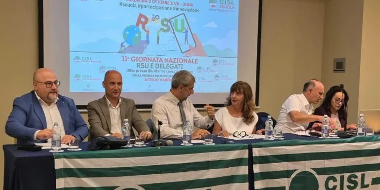 Cisl Scuola Sardegna, grande partecipazione a Olbia per l’11ª giornata nazionale delle RSU e dei delegati