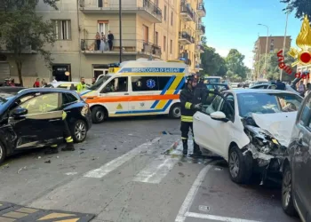 Sassari: incidente stradale tra via Napoli e via Catalocchino