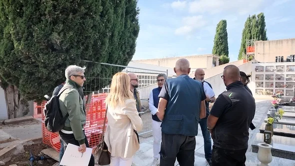 Alghero: proseguono i lavori nel cimitero