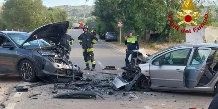 Arzachena: incidente stradale sulla provinciale 59
