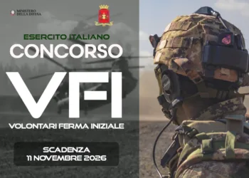 Aperto il bando per diventare volontario in ferma iniziale dell’Esercito. Concorso rivolto a 2.300 giovani di età compresa tra i 18 e i 24 anni