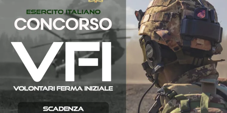 Aperto il bando per diventare volontario in ferma iniziale dell’Esercito. Concorso rivolto a 2.300 giovani di età compresa tra i 18 e i 24 anni