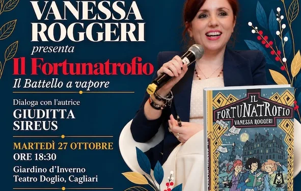 Vanessa Roggeri debutta nella narrativa per bambini, a Cagliari la prima nazionale assoluta de “Il Fortunatrofio”