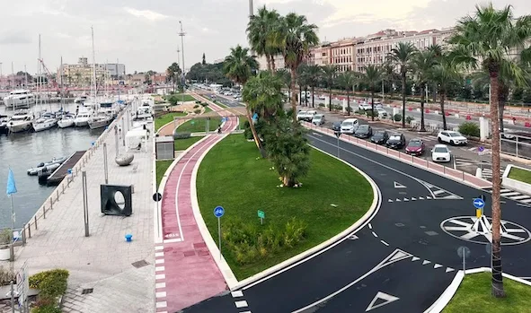 Cagliari: aperta la passeggiata del lungomare di via Roma