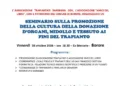 Venerdi 30 Ottobre alle ore 18,30 presso l’ex mercato civico di Borore si terrà un incontro-dibattito sulla donazione d’organi